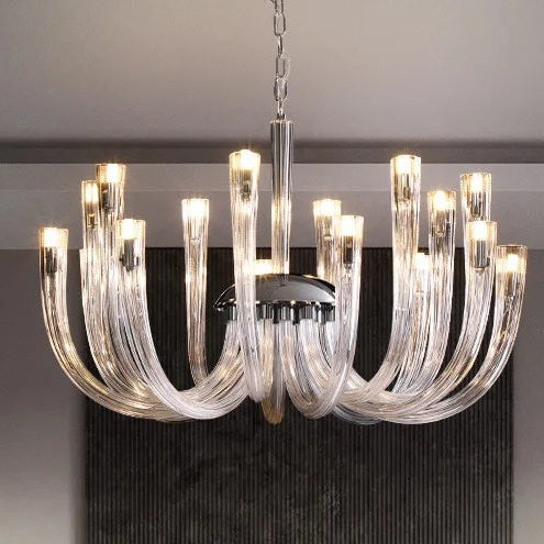 Lume Contemporary Glass Chandelier | Celestre