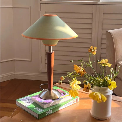 Tilo Mid-Century Conical Table Lamp | Celestre