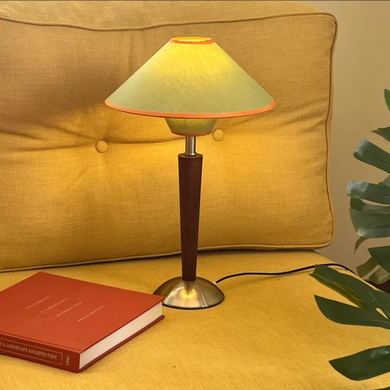 Tilo Mid-Century Conical Table Lamp | Celestre
