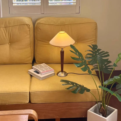 Tilo Mid-Century Conical Table Lamp | Celestre