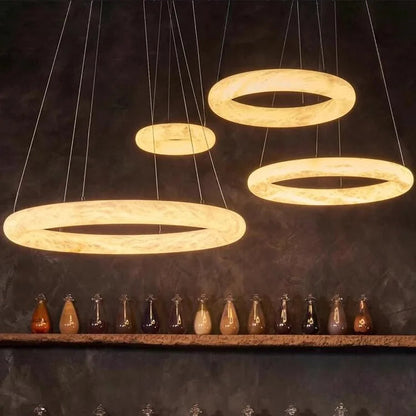Tivar Stone Ring Chandelier | Celestre