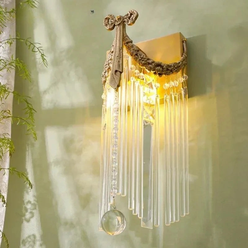 Pier Tiered Glass Bow Knot Wall Light Tri-Colour | Celestre