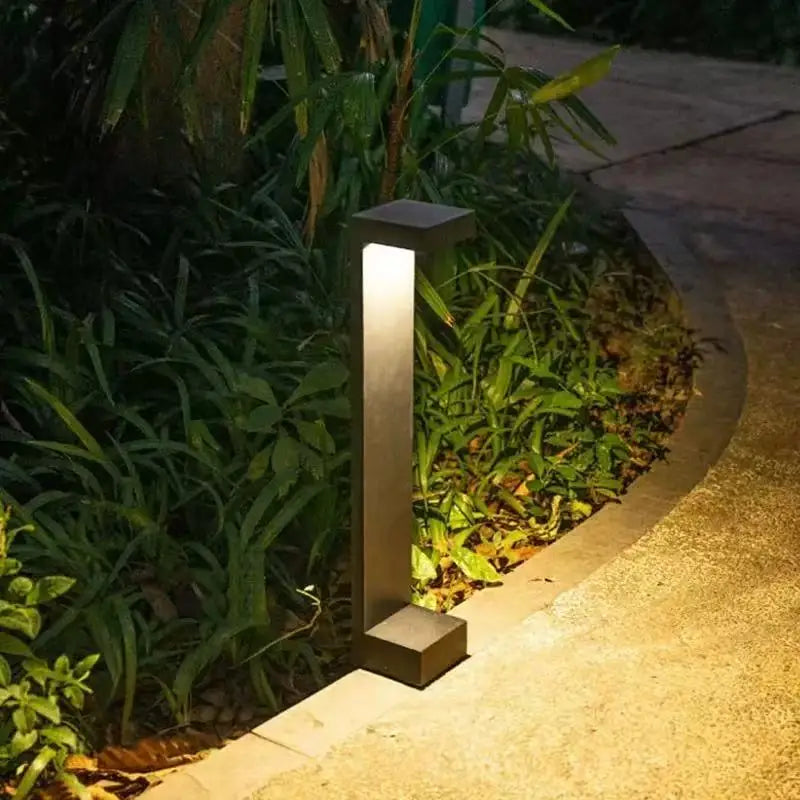 Nule Rectilinear Angular Bollard Light H 40 cm Without Ground Plug | Celestre