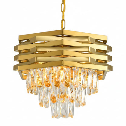 Fenn Tier Crystal LED Chandelier | Celestre
