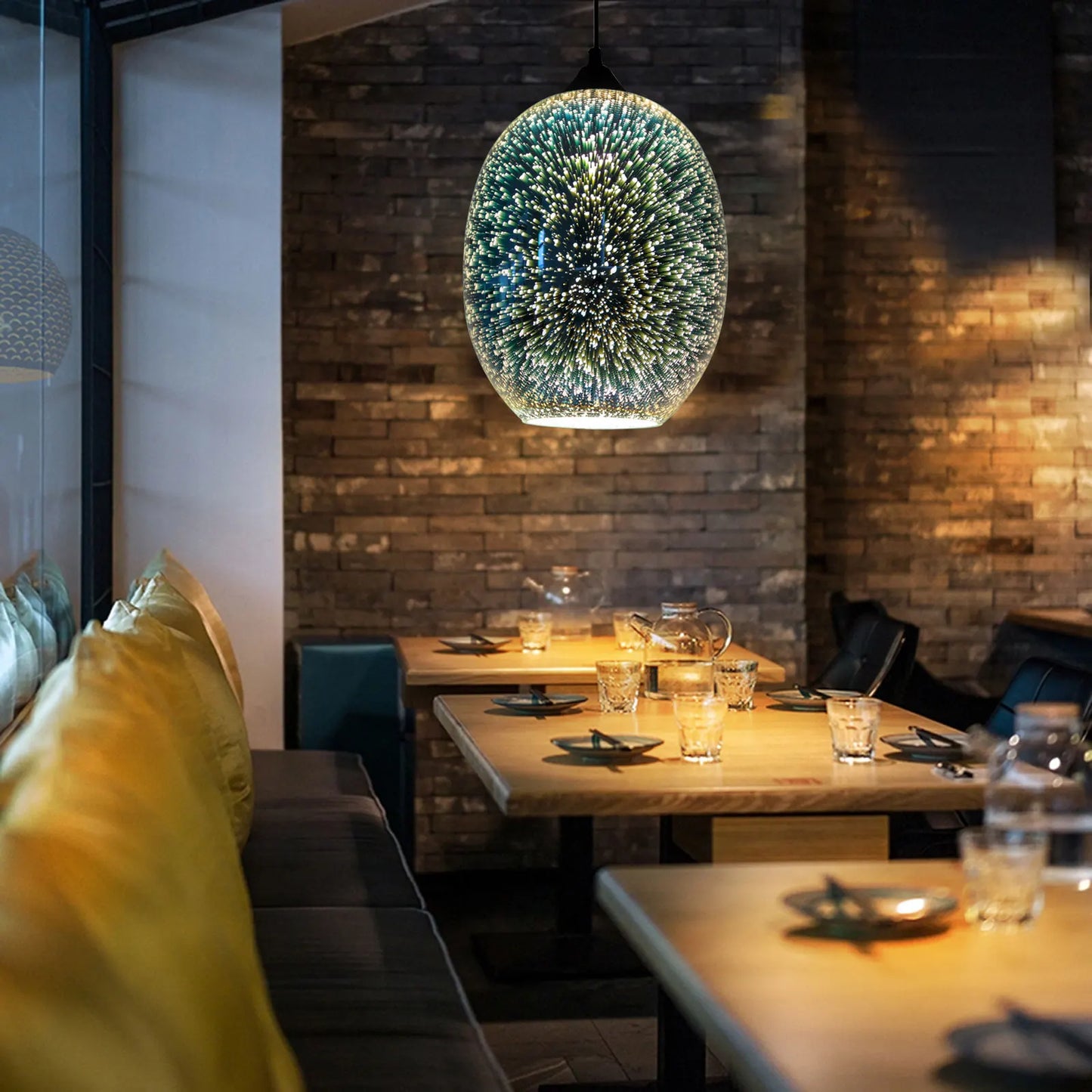 Cora Starburst Dome Pendant Light | Celestre