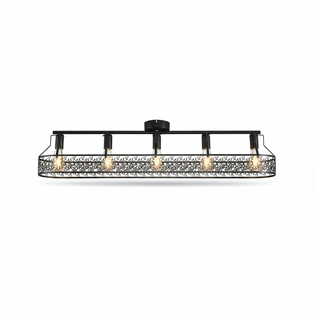 Wexi Linear Cage Ceiling Light | Celestre