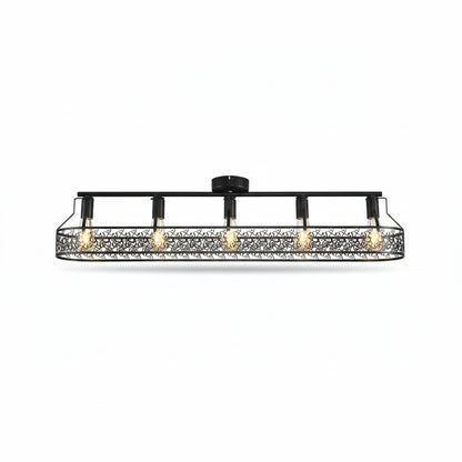 Wexi Linear Cage Ceiling Light | Celestre