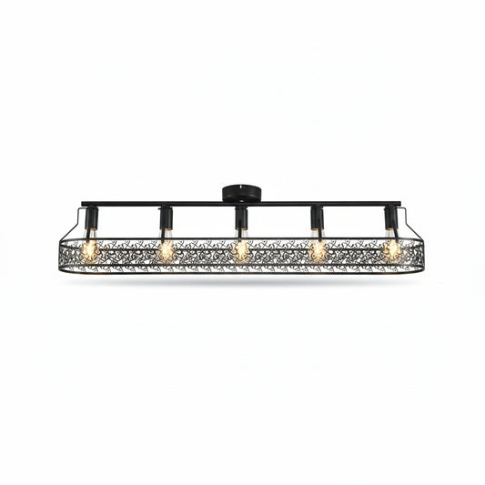 Wexi Linear Cage Ceiling Light | Celestre