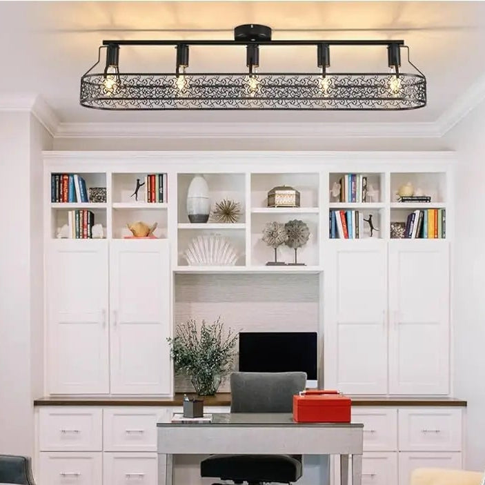 Wexi Linear Cage Ceiling Light | Celestre