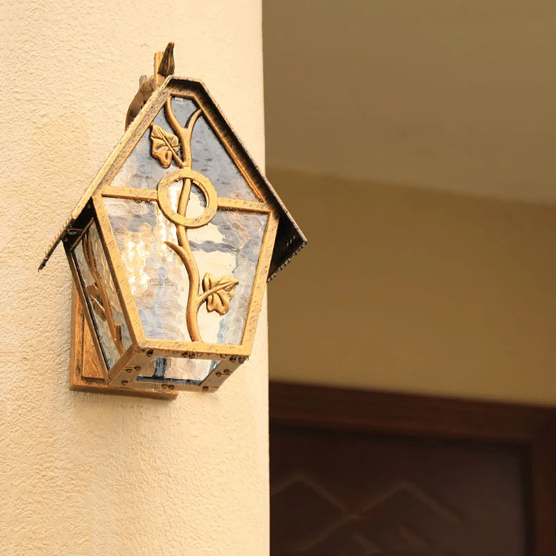 Husa Carriage House Outdoor Wall Light Bronze | Celestre