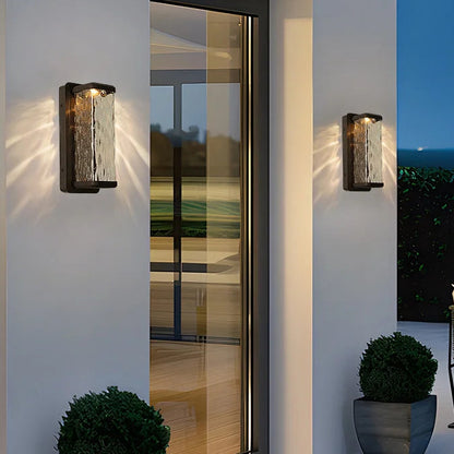 Asir Rectangular Exterior Wall Light | Celestre