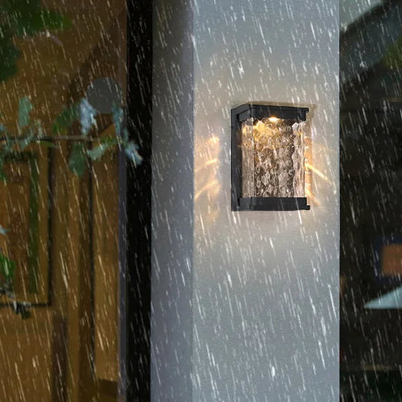 Asir Rectangular Exterior Wall Light | Celestre