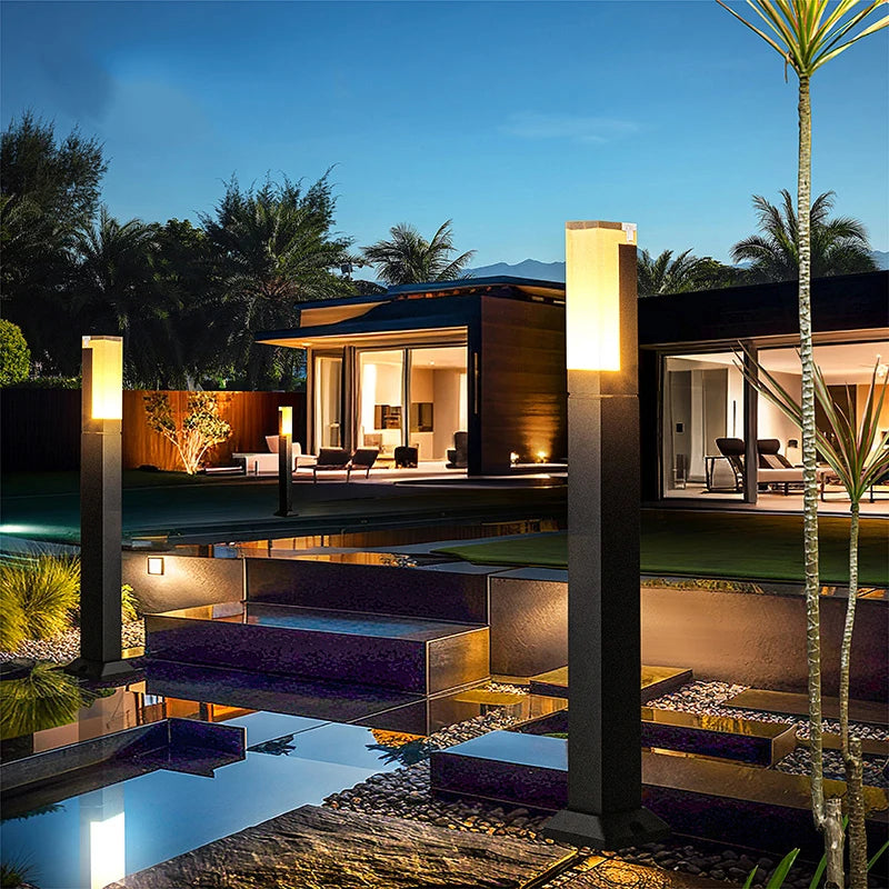 Deiro Pillar Led Bollard Light H 100 cm | Celestre