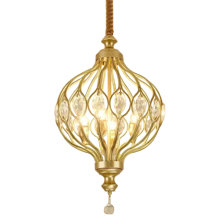 Ciro Crystal Caged Pendant Light | Celestre