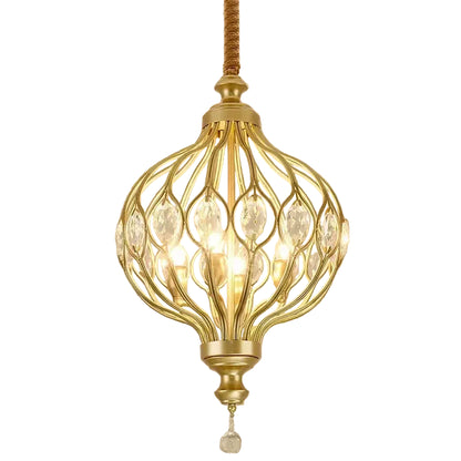 Ciro Crystal Caged Pendant Light | Celestre