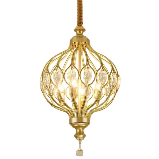 Ciro Crystal Caged Pendant Light | Celestre