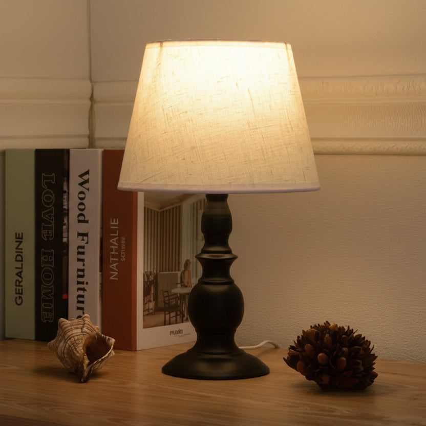 Faro Spindle Table Lamp Black | Celestre