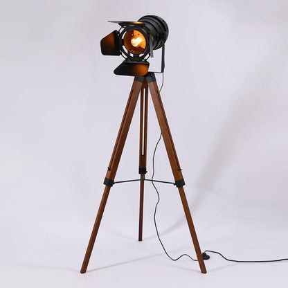 Blin Vintage Tripod Floor Lamp Black | Celestre