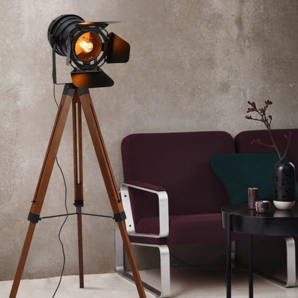 Blin Vintage Tripod Floor Lamp | Celestre