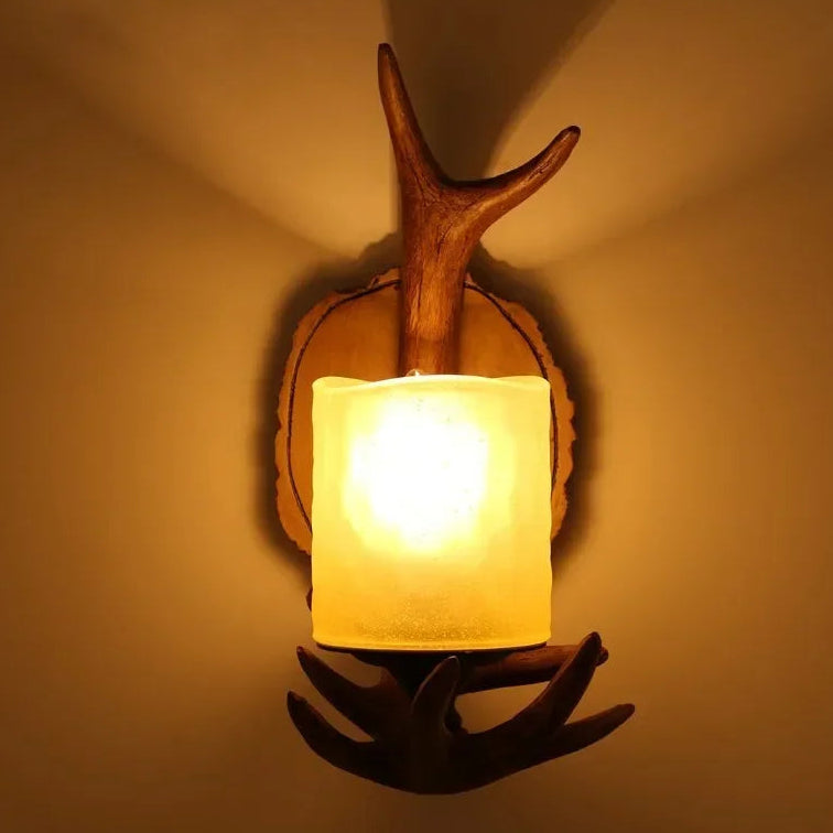 Aster Resin Antler Wall Light 1 Head | Celestre