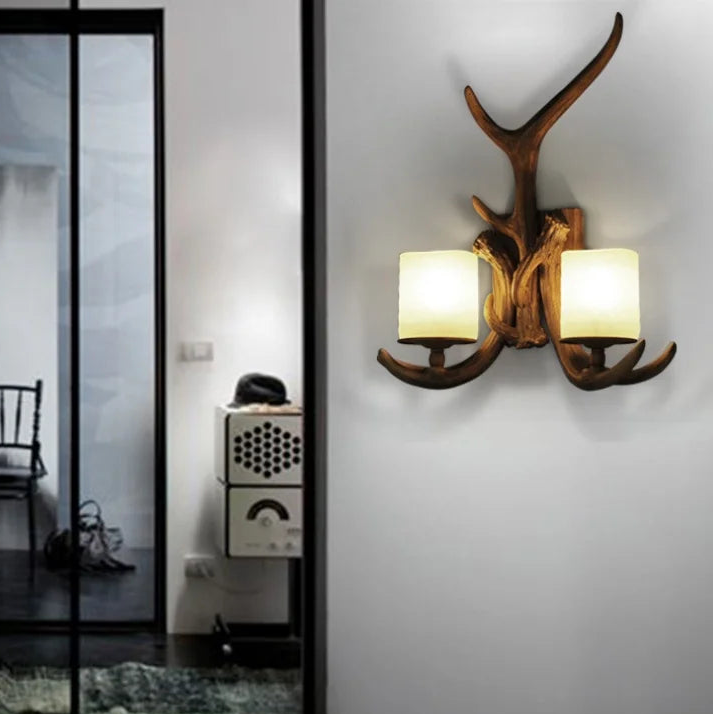 Aster Resin Antler Wall Light | Celestre
