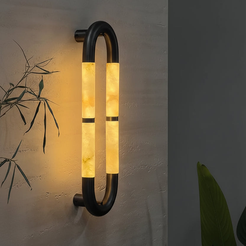 Nola Marble Capsule Wall Light Tri-Colour | Celestre