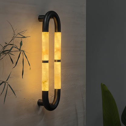 Nola Marble Capsule Wall Light Tri-Colour | Celestre