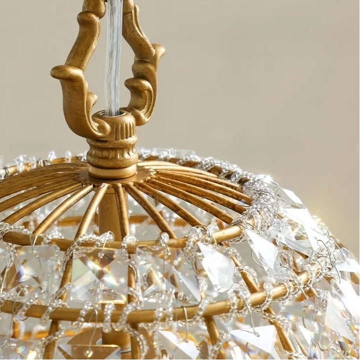 Gori Crystal Birdcage Pendant Light | Celestre
