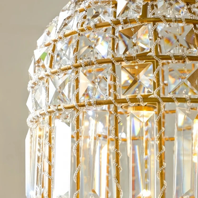 Gori Crystal Birdcage Pendant Light | Celestre