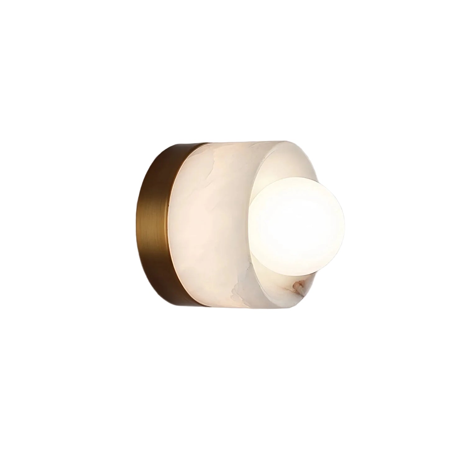 Liri Alabaster Orb Wall Light | Celestre