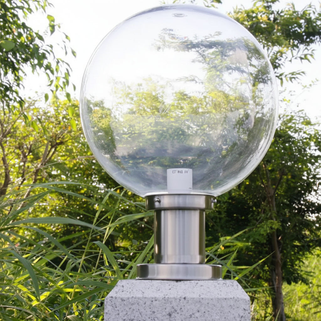 Gera Globe Pillar Light Clear | Celestre