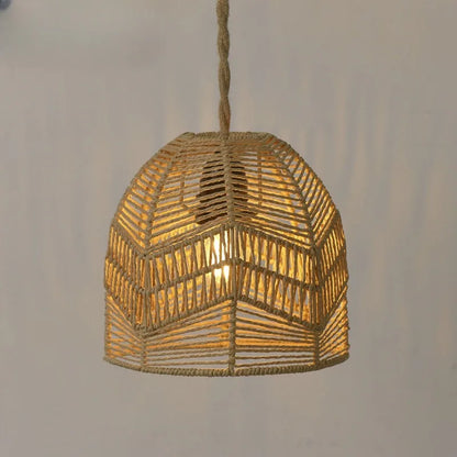 Elmar Handwoven Paper Rope Pendant Light | Celestre