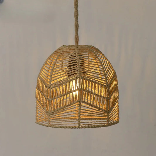 Elmar Handwoven Paper Rope Pendant Light | Celestre