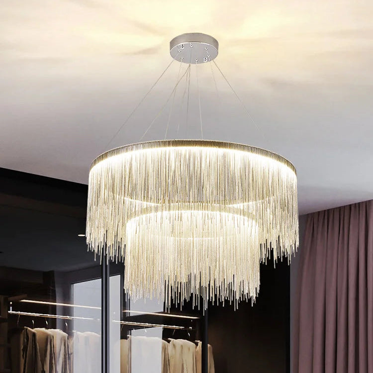 Firen Nordic Tassel Round Art Chandelier | Celestre