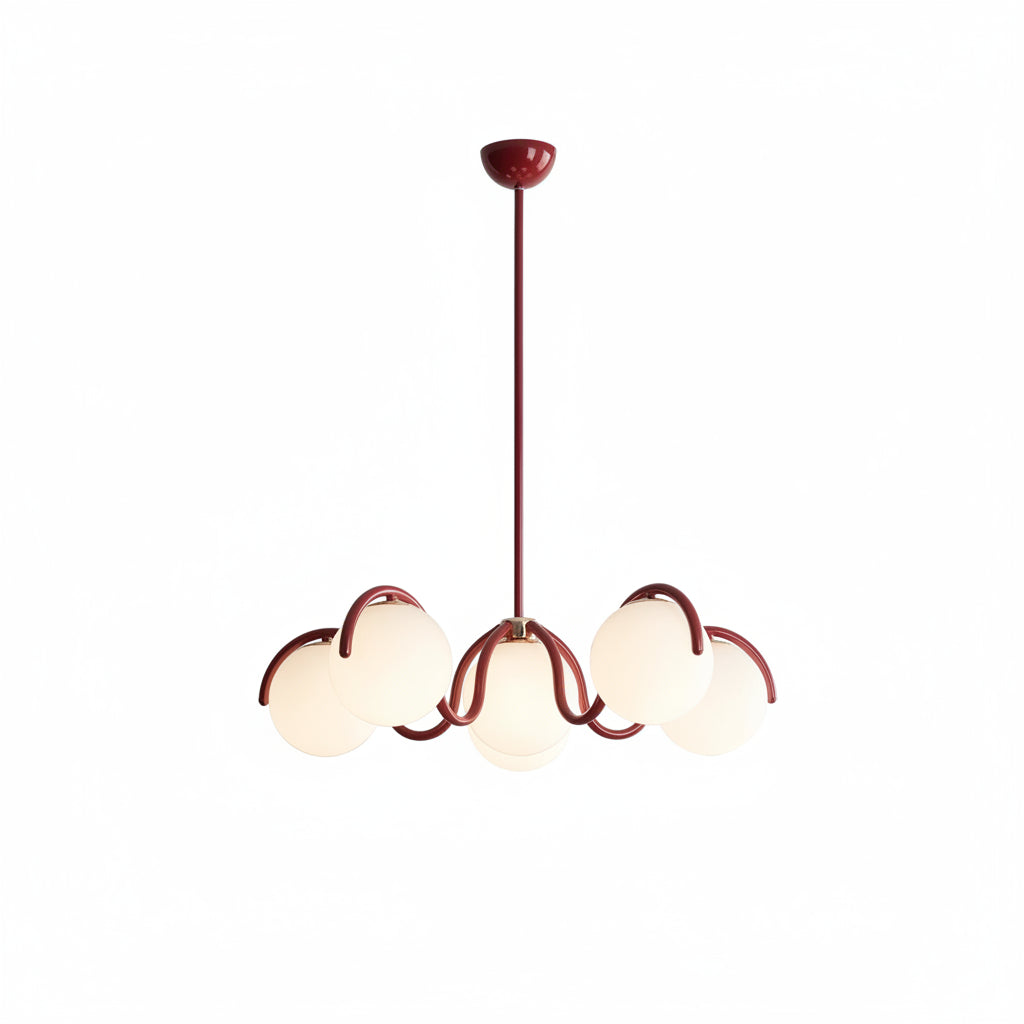 Veila French Round Glass Chandelier | Celestre