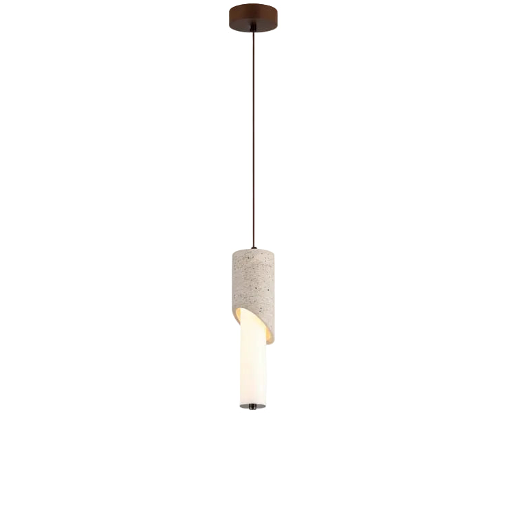 Bixo Travertine Capped Pendant Light | Celestre