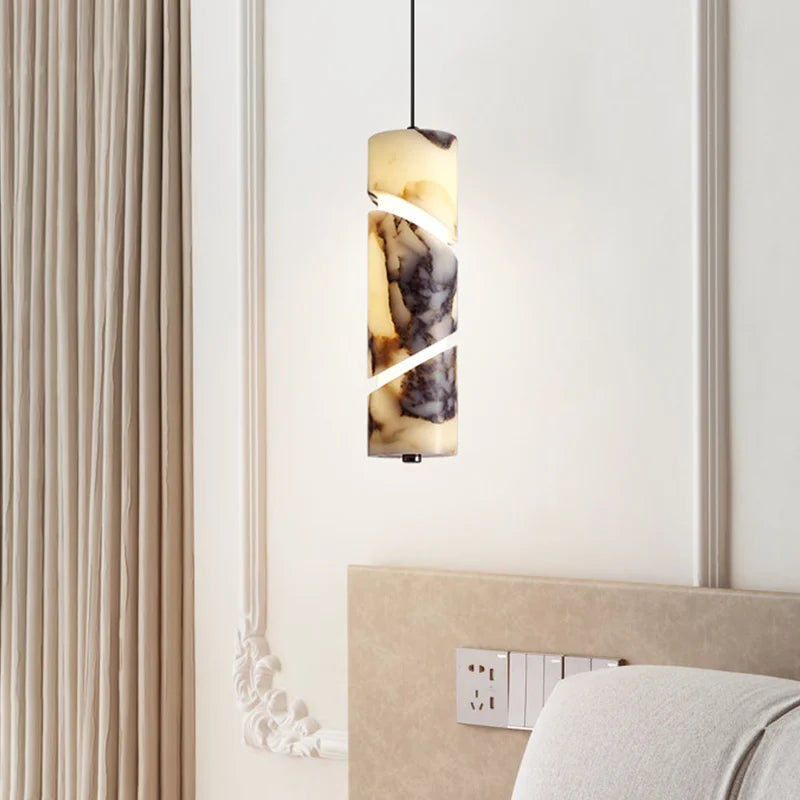 Brig Segmented Marble Pendant Light | Celestre