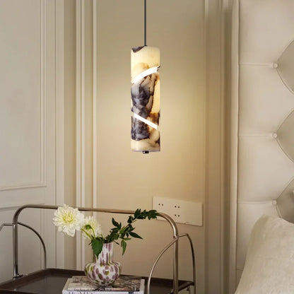 Brig Segmented Marble Pendant Light | Celestre