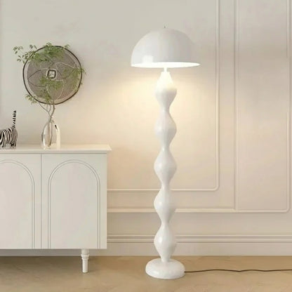 Orlin Metal Mushroom Floor Lamp White | Celestre