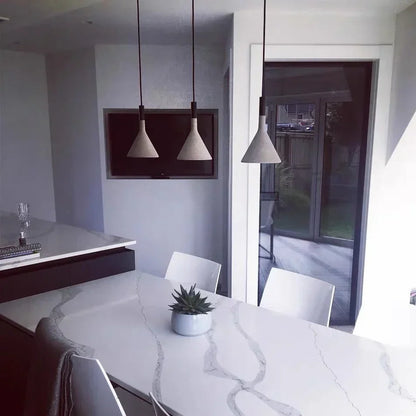 Evila Concrete Conical Pendant Light | Celestre