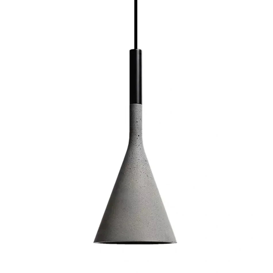 Evila Concrete Conical Pendant Light | Celestre
