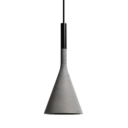 Evila Concrete Conical Pendant Light | Celestre
