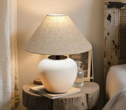 Felo Ceramic Wabi Sabi Lamp Beige | Celestre