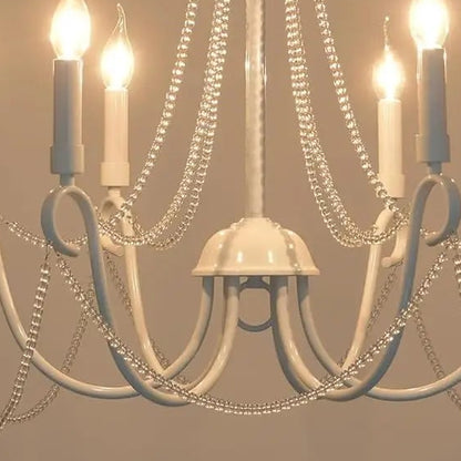 Qezo Candelabra Crystal Beads Chandelier | Celestre