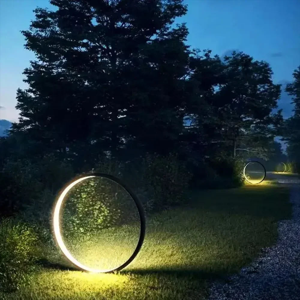 Ruza Ring Outdoor Floor Lamp D 40 cm Without Stake | Celestre