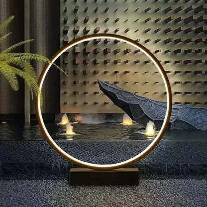 Ruza Ring Outdoor Floor Lamp D 50 cm Without Stake | Celestre