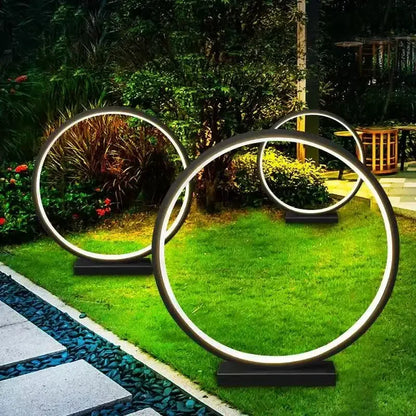 Ruza Ring Outdoor Floor Lamp D 60 cm Without Stake | Celestre
