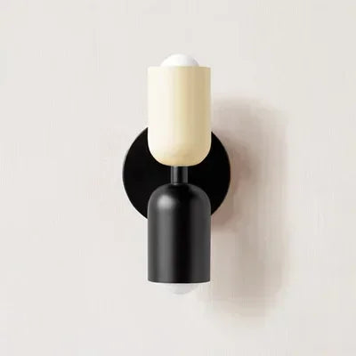 Elrae Macaron Wall Light Black White | Celestre