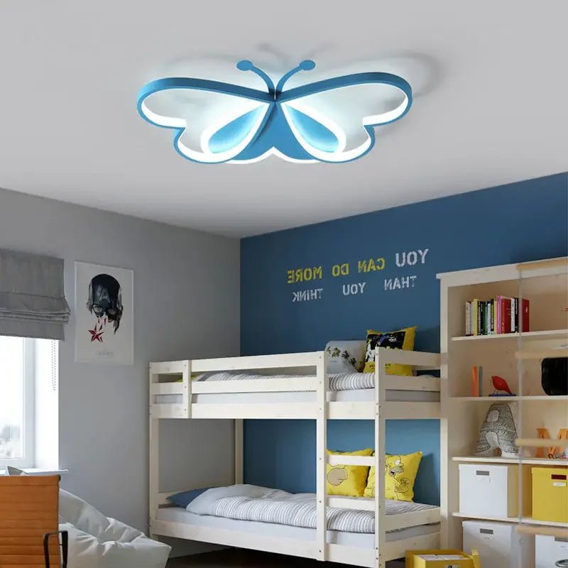 Jaro Butterfly LED Ceiling Light Blue | Celestre