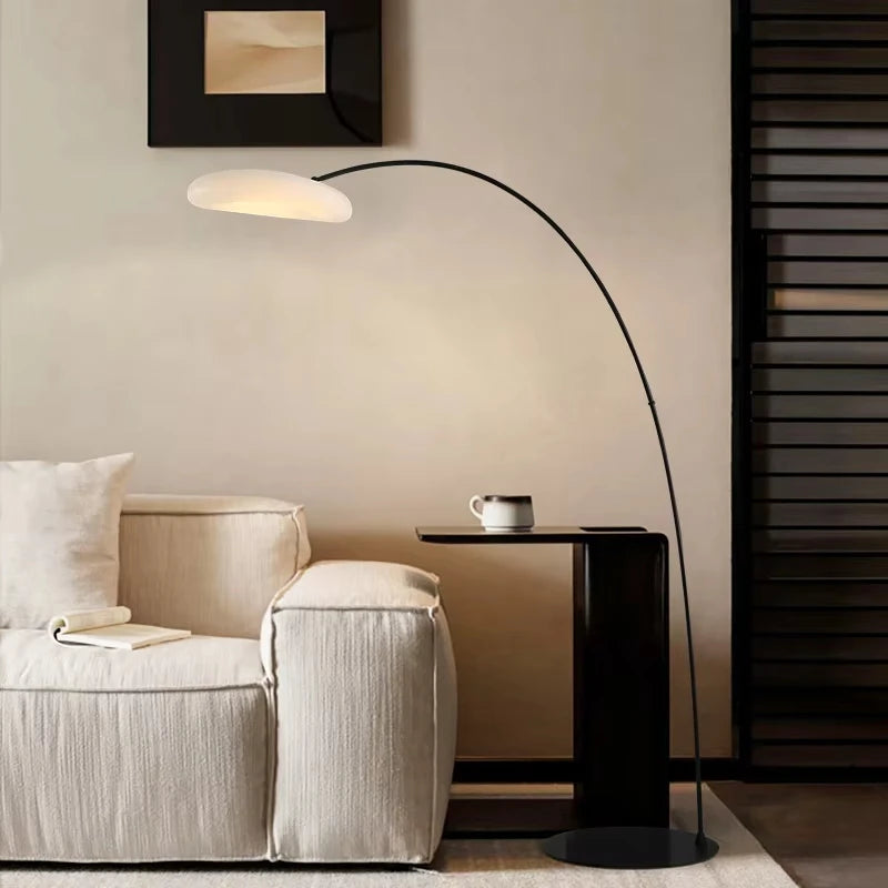 Eryx Cloud Arched Floor Lamp Black | Celestre